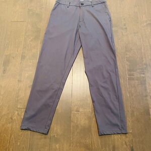 Zelos Golf Pants Mens Size 32 Grey Chino‎ Performance Wrinkle Resistant